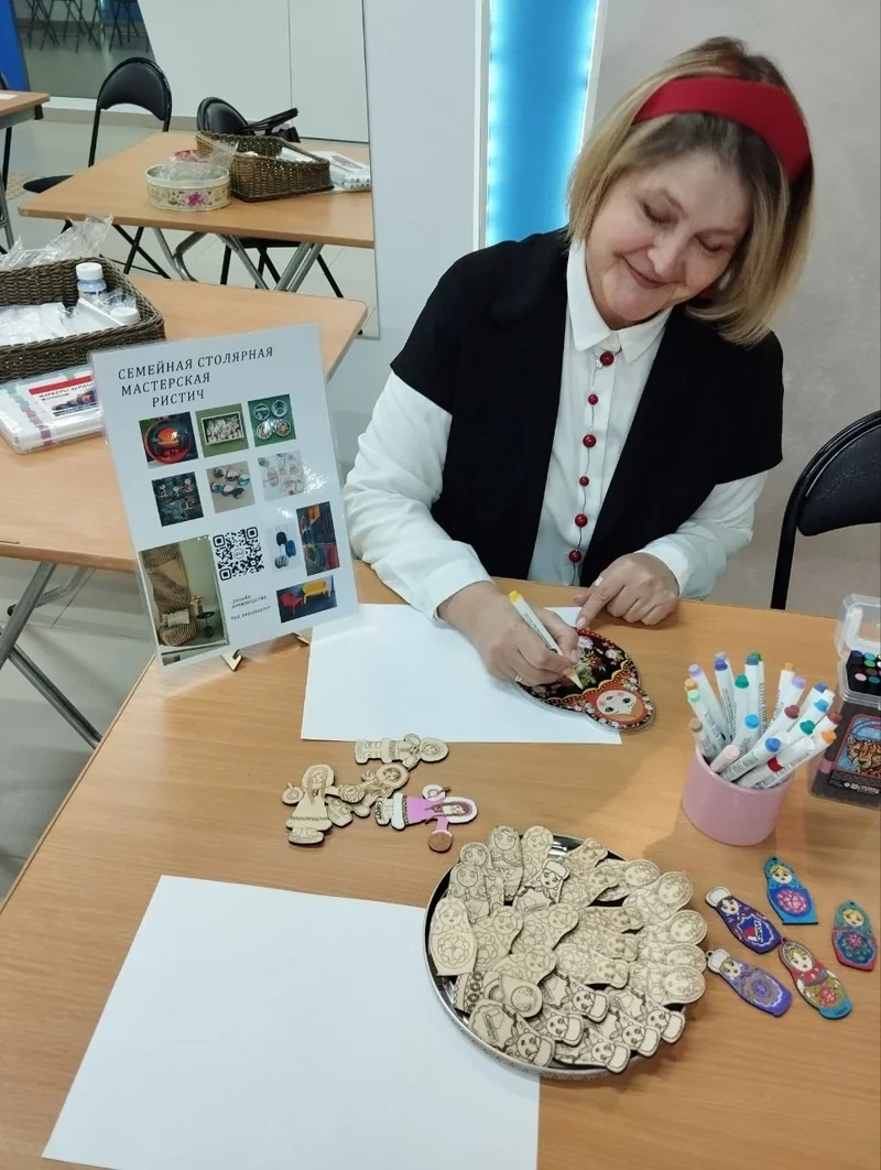 Наталья и Милан Ристич в мастерской